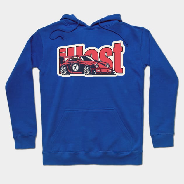 ILLEST RED CAR Hoodie by Geminiguys